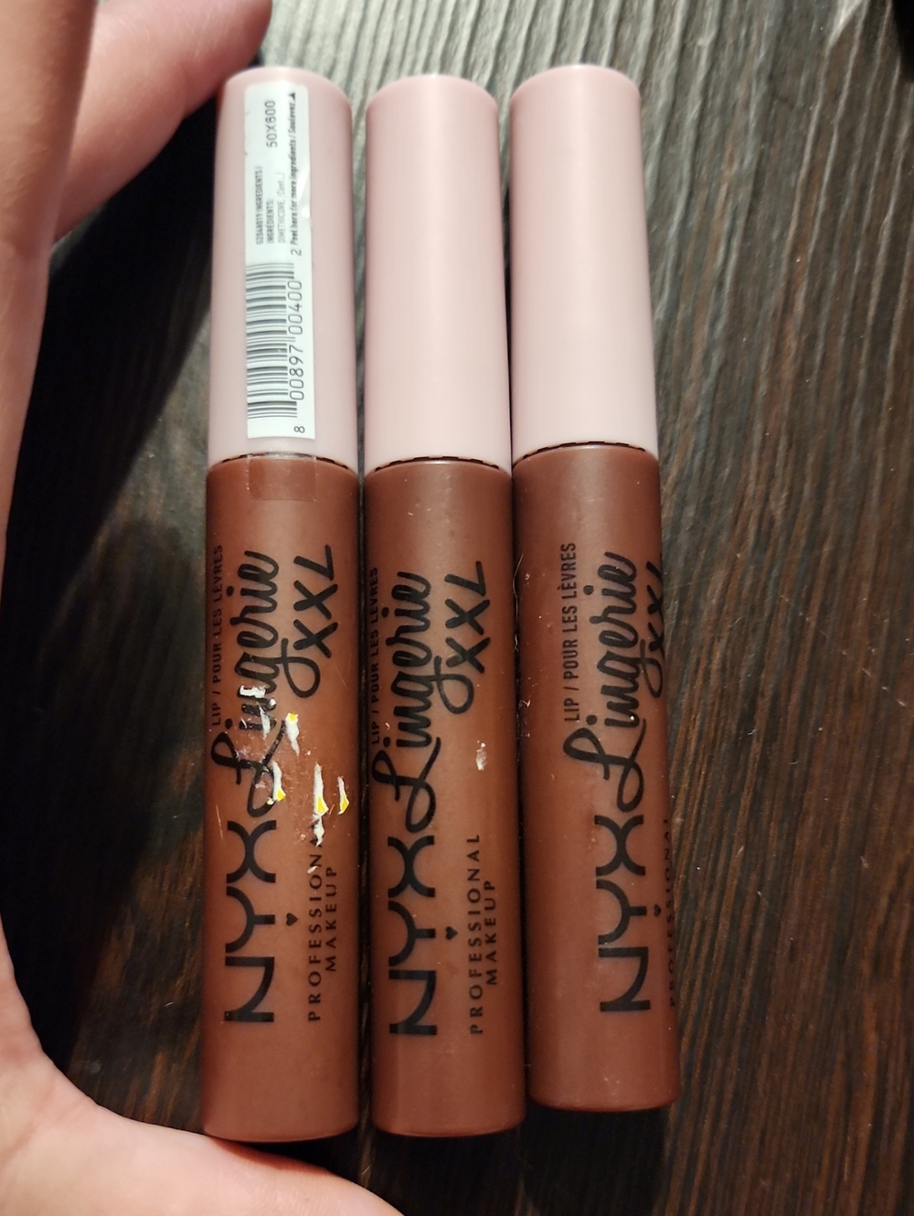 NYX Lingerie XXL Liquid Lipstick Trio - Deep Mesh